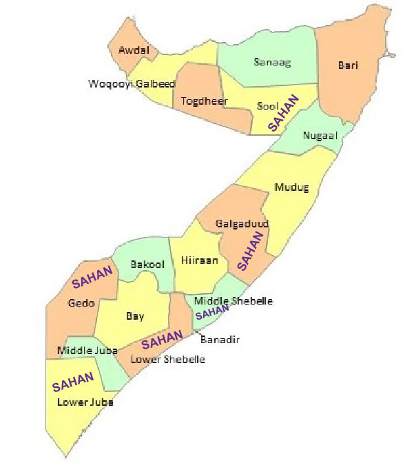 sahan regions